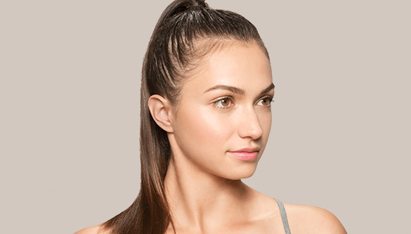 woman preview before