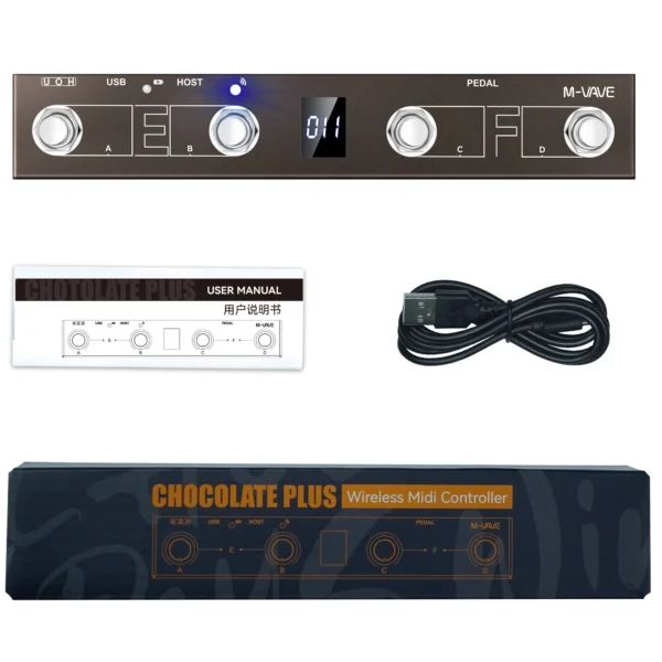 Chocolate Plus M-vave - Pedal controlar Midi