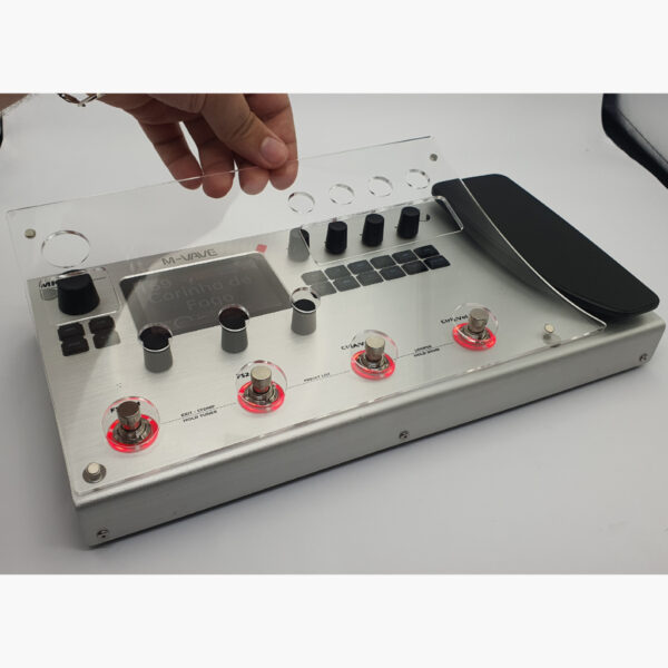 Proteção Acrílico MK300 Mvave Pedaleira com Ímãs de fixação