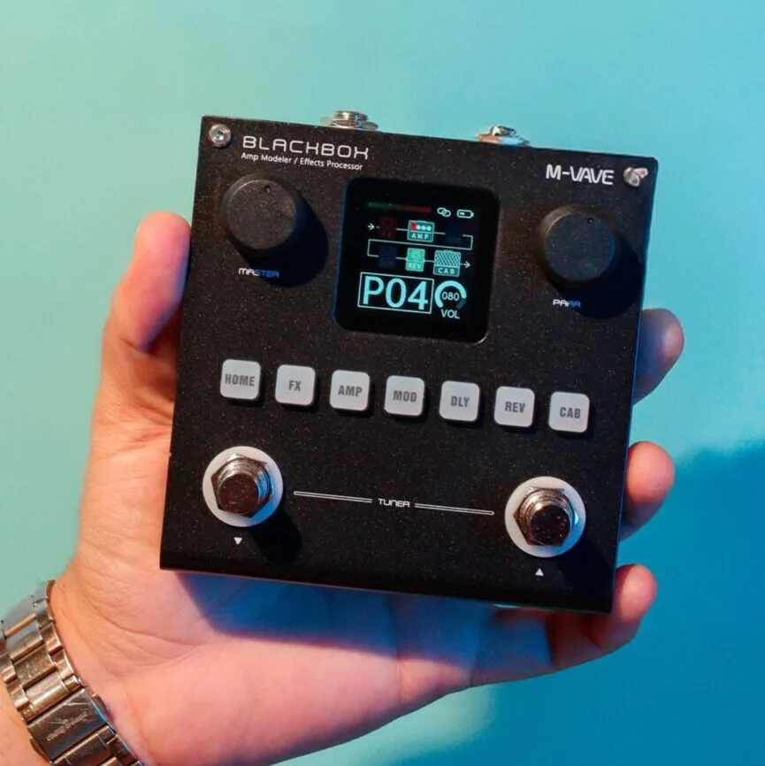 Pedal Blackbox M-vave + Super Pack IR Bônus para Guitarra, Violão e Baixo - Imagem 2
