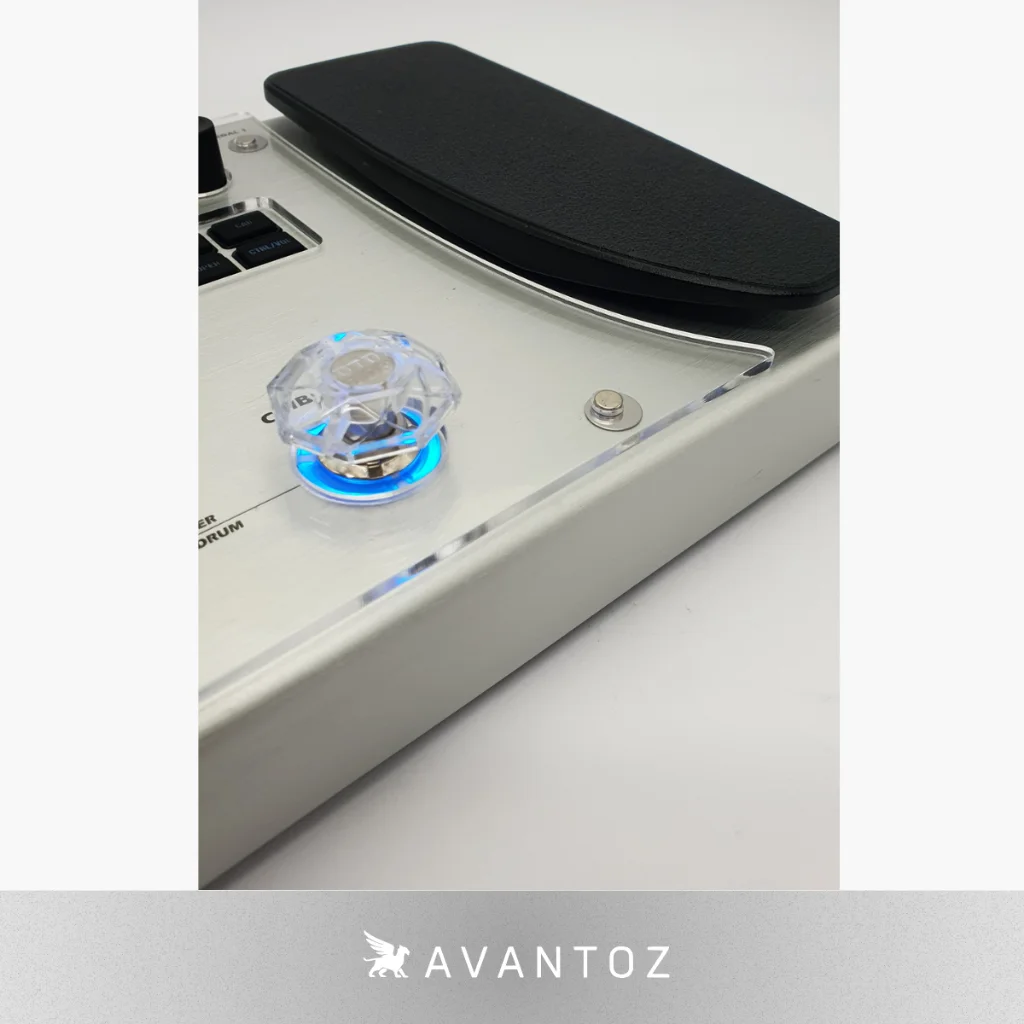 Proteção Acrílico MK300 Mvave Pedaleira com Ímãs de fixação - Imagem 4