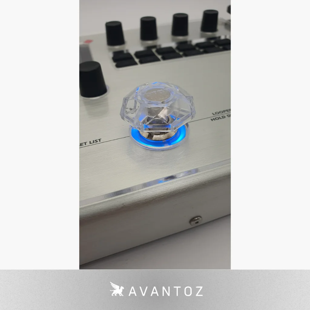 Proteção Acrílico MK300 Mvave Pedaleira com Ímãs de fixação - Imagem 6