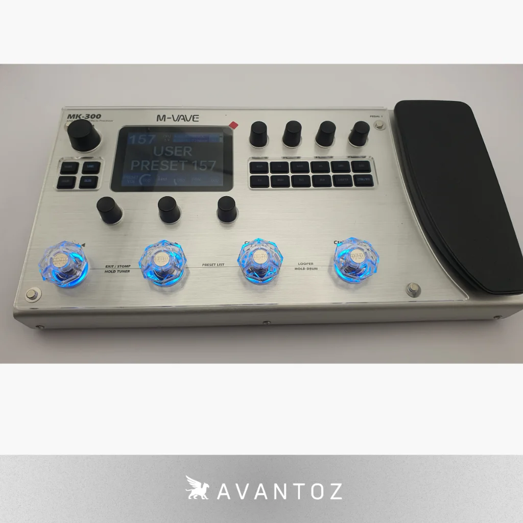 Proteção Acrílico MK300 Mvave Pedaleira com Ímãs de fixação - Imagem 8