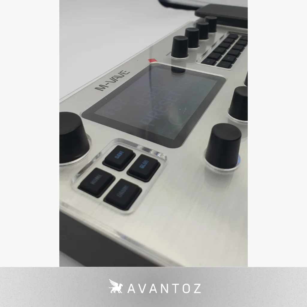 Proteção Acrílico MK300 Mvave Pedaleira com Ímãs de fixação - Imagem 7