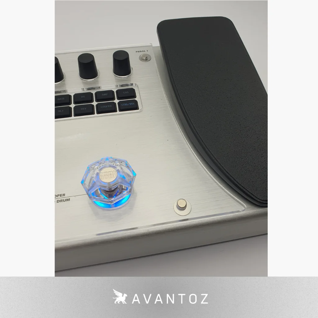 Proteção Acrílico MK300 Mvave Pedaleira com Ímãs de fixação - Imagem 9